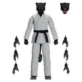 Icon Heroes - Zoo Jitsu Fighters 6 Inch Action Figure | Paulo the Panther with Gi - White