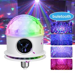 AGPtek - Bluetooth RGB Disco Party Light LED Stage BallLight - RGB Color