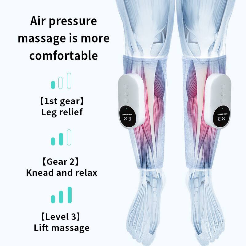 Air pressure massage is more comfortable

- [1st gear] Leg relief
- [Gear 2] Knead and relax
- [Level 3] Lift massage
