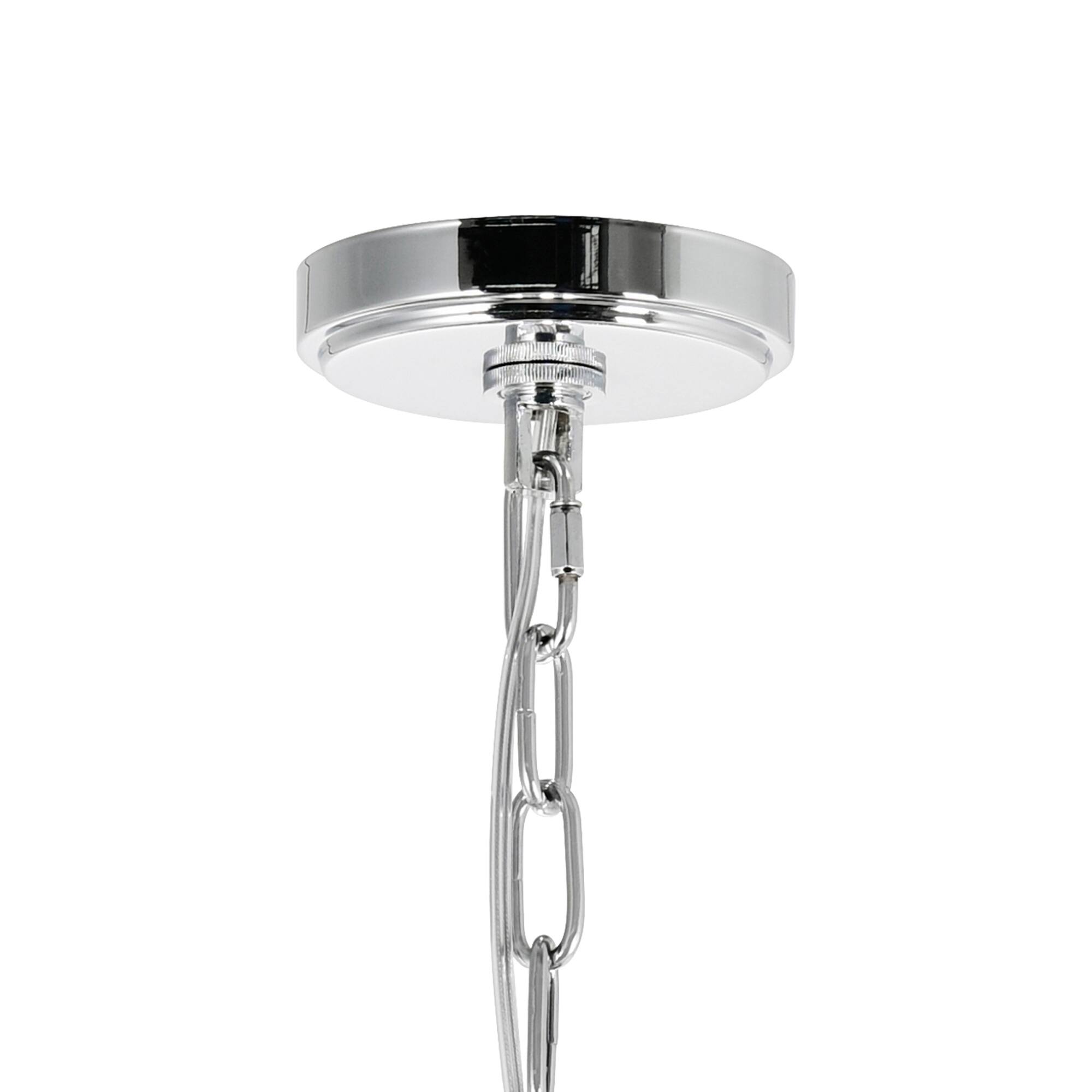 Alt View 1. CWI Lighting - Princess 3 Light Mini Chandelier With Chrome Finish - Chrome.