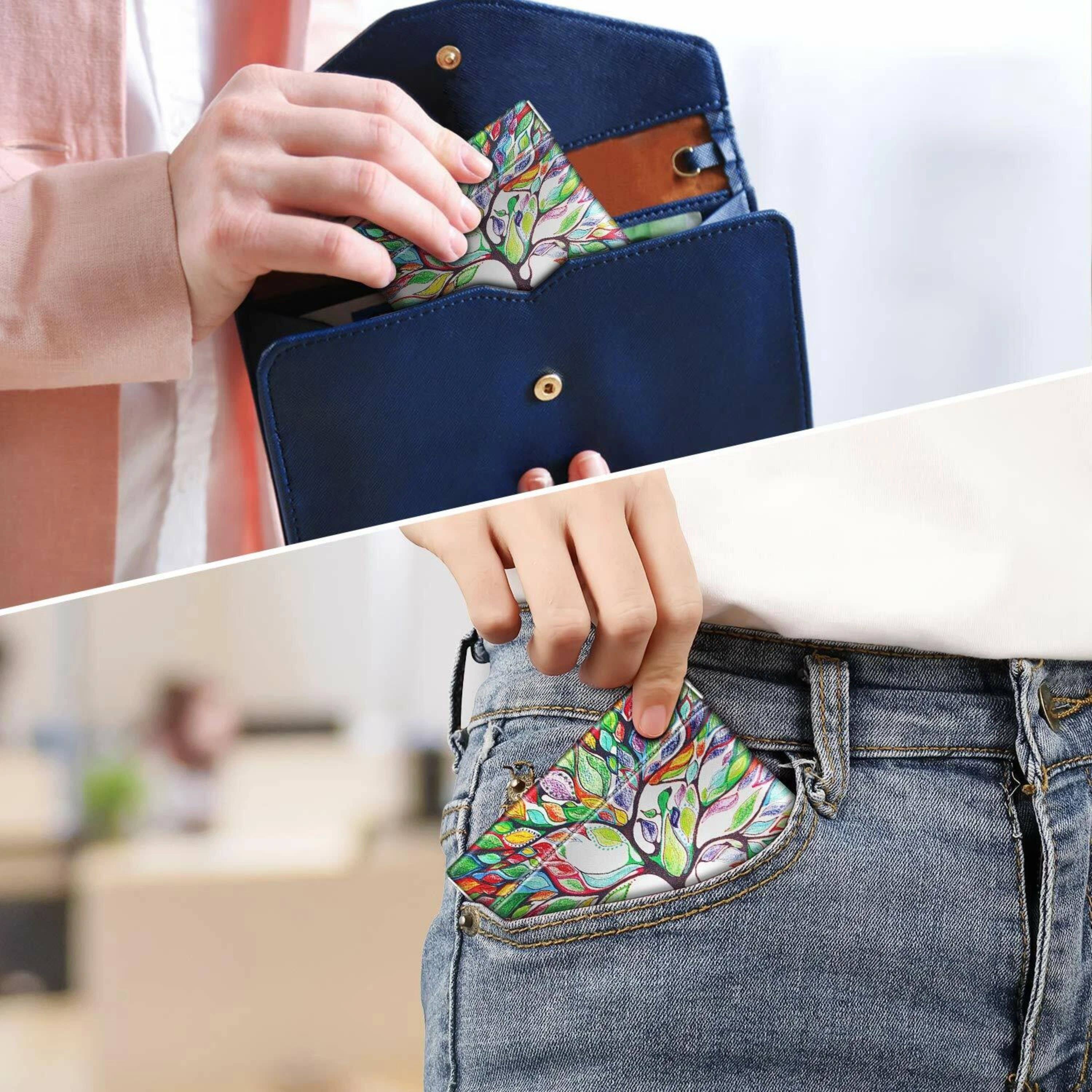 Alt View 1. Kitcheniva - Small Coins Pouch Money Holder Wallet Jungle Night - Jungle Night.