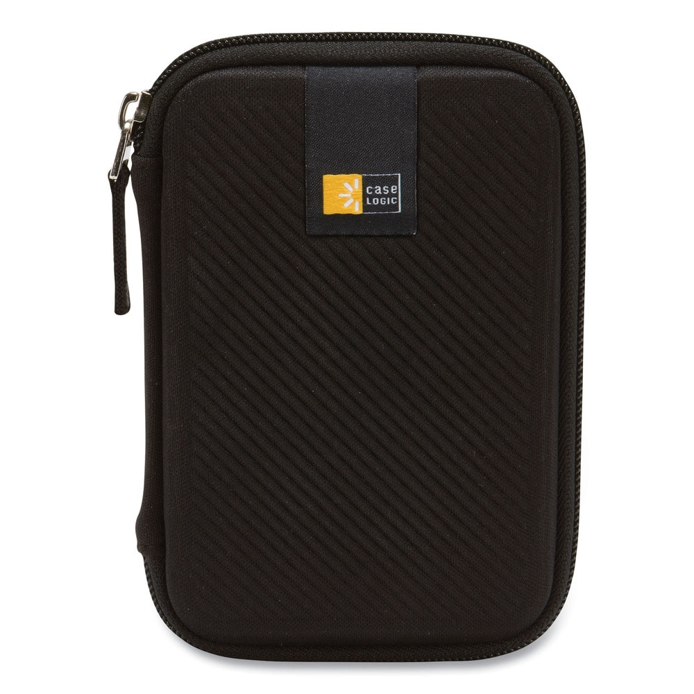 Case Logic - 3201314 Molded EVA Portable Hard Drive Case - Black
