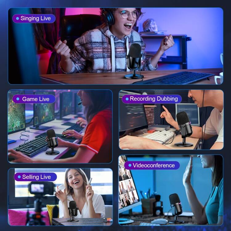 - Singing Live
- Game Live
- Recording Dubbing
- Selling Live
- Videoconference