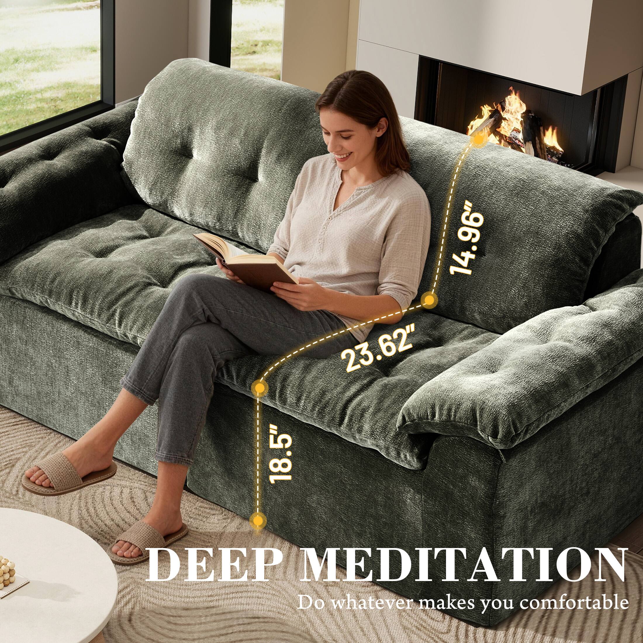 18.5"  
14.96"  
23.62"  

DEEP MEDITATION  
Do whatever makes you comfortable