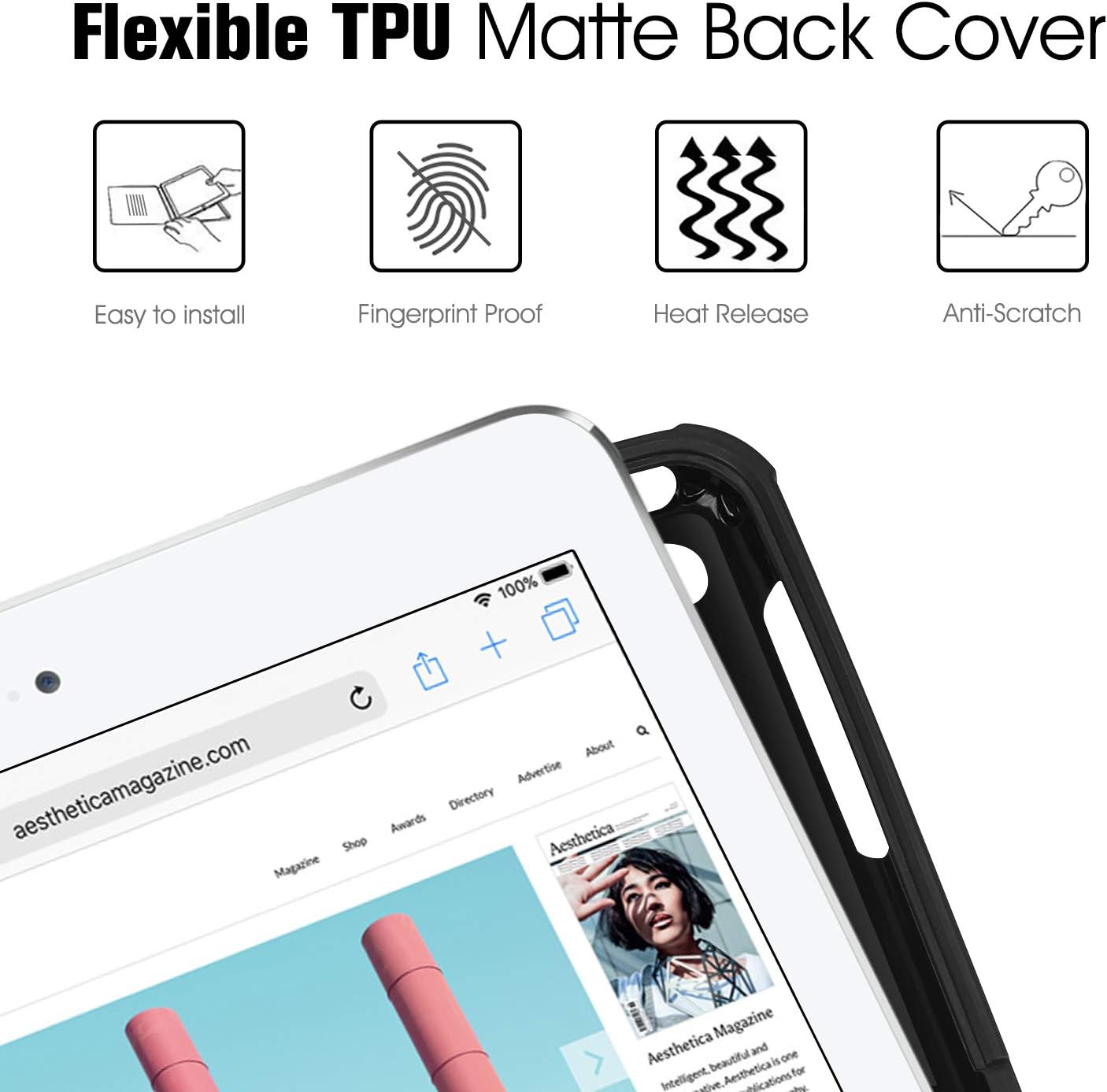 Flexible TPU Matte Back Cover

Easy to install
Fingerprint Proof
Heat Release
Anti-Scratch

100%

About Advertise aestheticamagazine.com Awards Directory Shop Aesthetica Magazine

Magazine Aesthetica beautiful and is one Aesthetical for Intelligent, ications