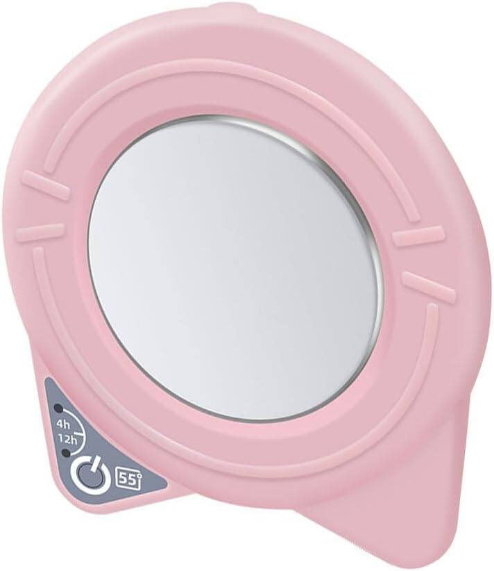 Schertz - Rechargeable Cordless Heated Coffee Mug Warmer Plate for Hot Drinks - Pink