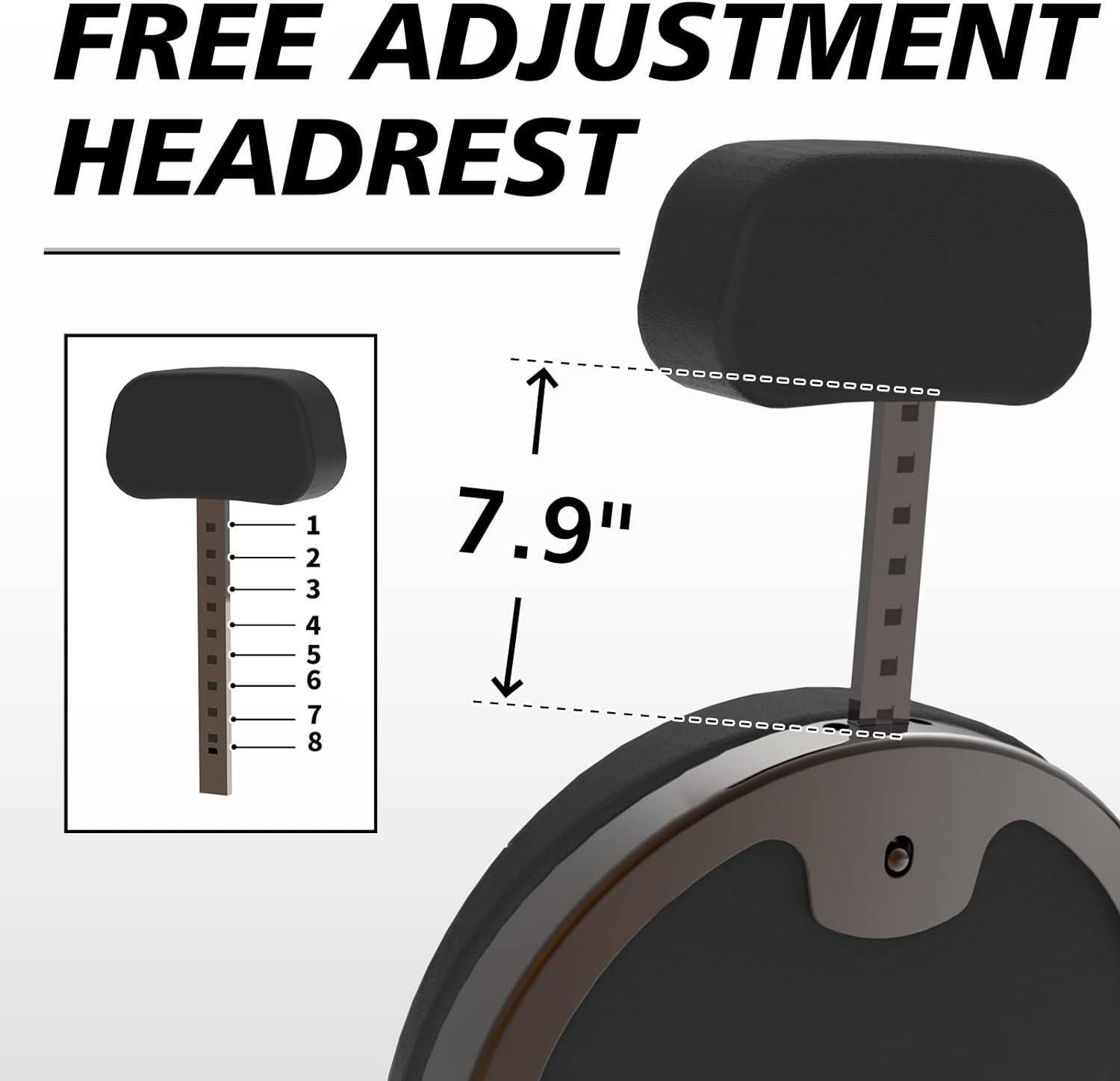 FREE ADJUSTMENT HEADREST

7.9"