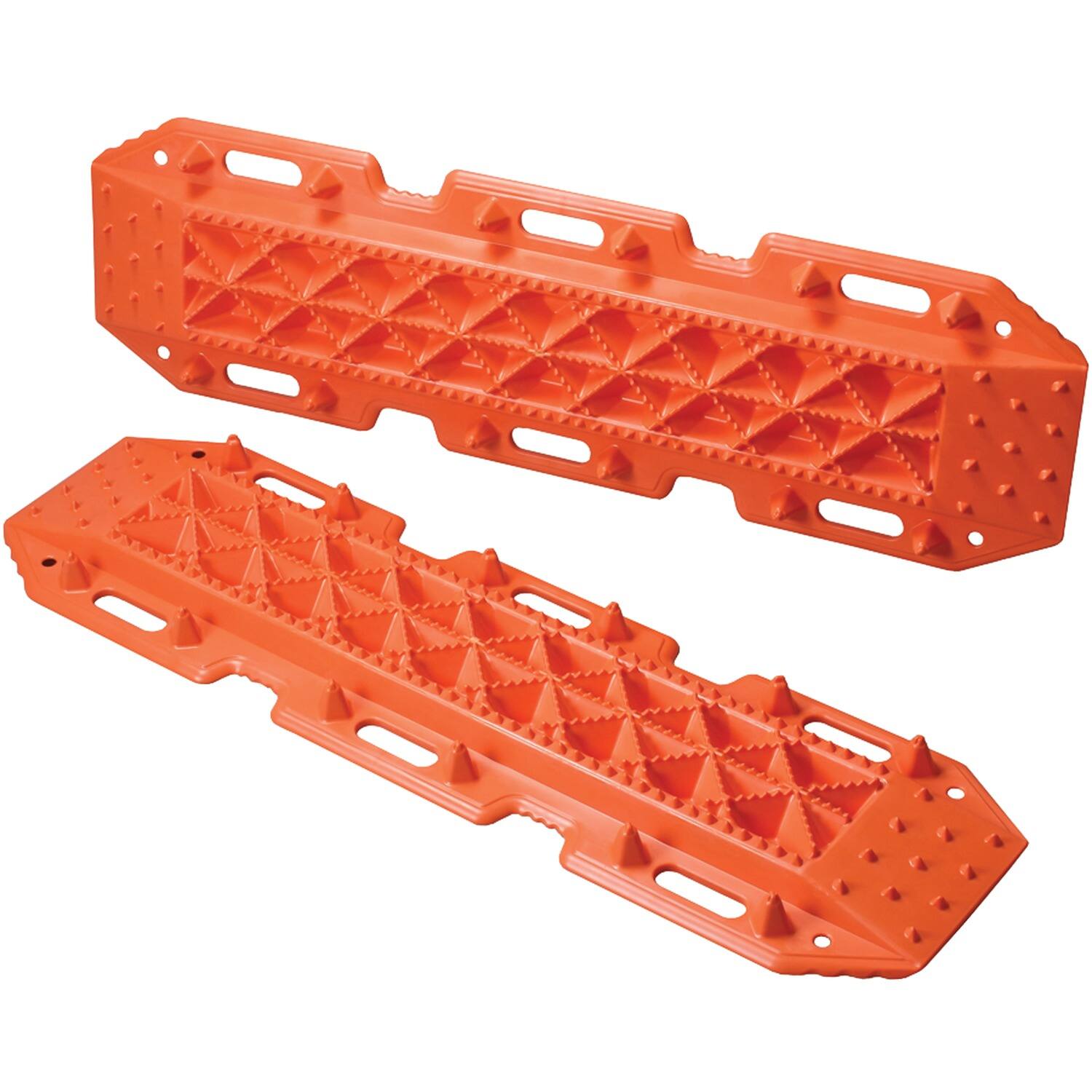 Front. MAXSA Innovations - Maxsa Innovations 20333 Escaper Buddy Tire Traction Tracks, 2 Count, Orange - orange.