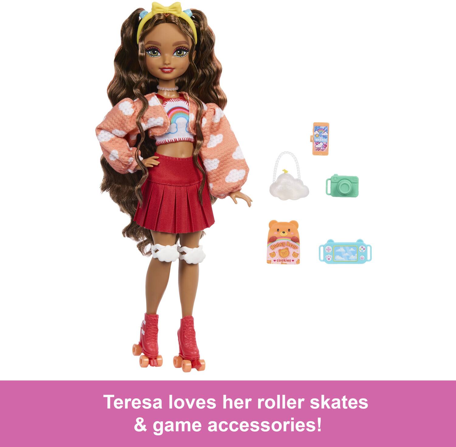 Teresa loves her roller skates & game accessories!