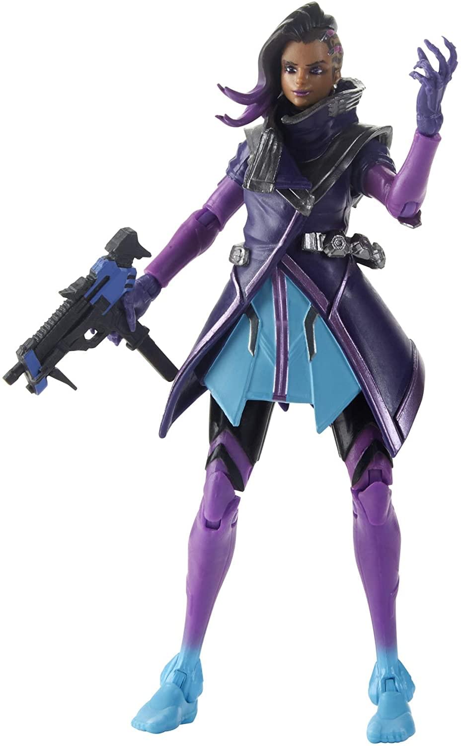 Alt View 2. Hasbro - Overwatch Ultimates 6 Inch Action Figure | Sombra - Purple.