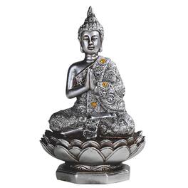 FC Design - 6.25"H Thai Buddha Praying Lotus Seat Figurine Statue Office Desk Tabletop Home Decor Gift - Multi-Color