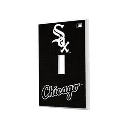 Keyscaper - Chicago White Sox Solid Single Toggle Light Switch Plate - Multicolor
