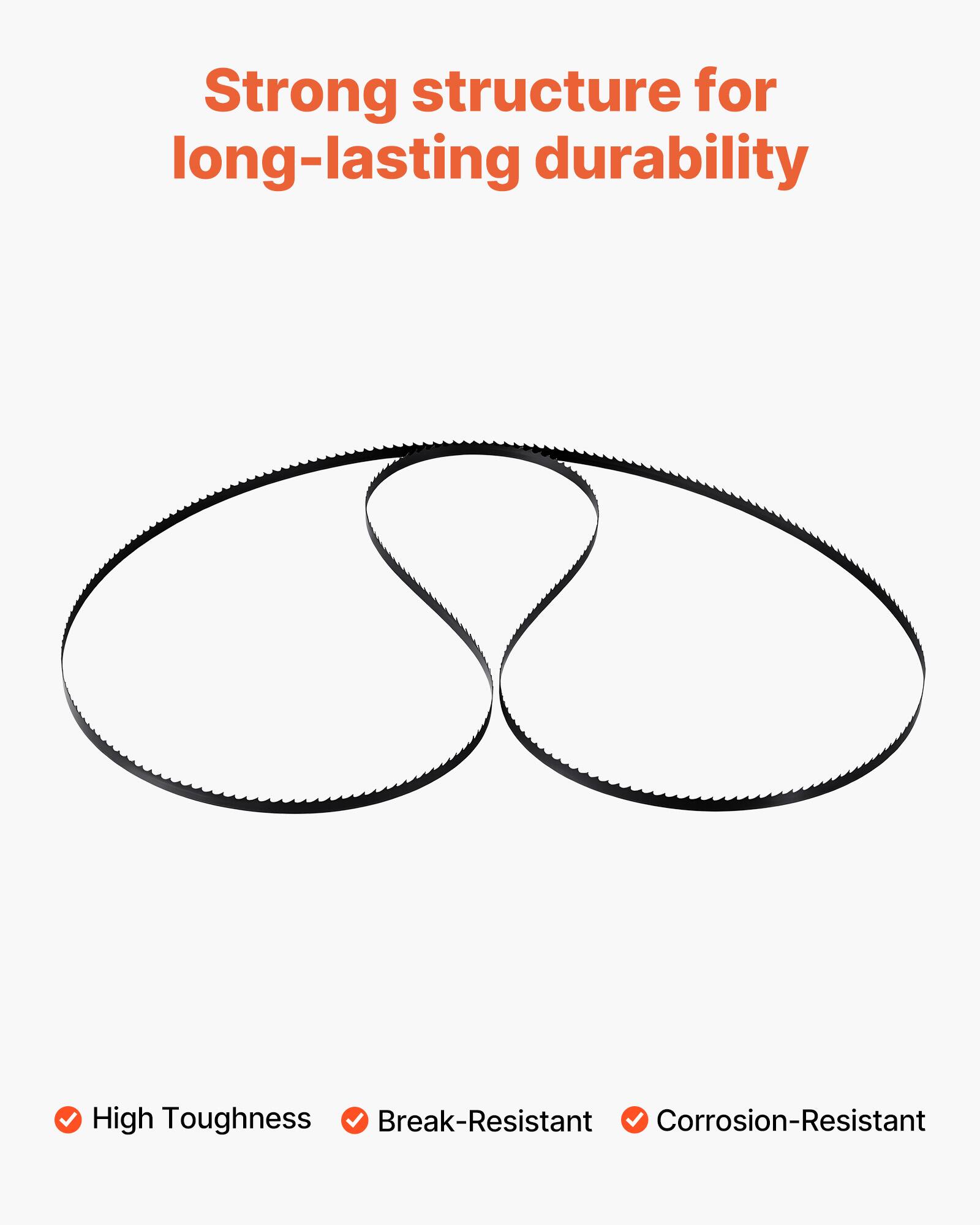 Strong structure for long-lasting durability

- High Toughness
- Break-Resistant
- Corrosion-Resistant