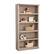Left. Sauder - 5-Shelf Display Bookcase w/ 3 adjustable Shelves - Laurel Oak.