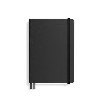 Alt View 3. TRU RED - Medium Flexible Cover Ruled Journal - Black.