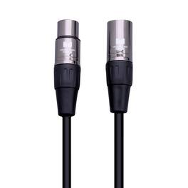 Prolink Monster Classic Microphone Cable: 20 ft, silver contact XLRs - Black