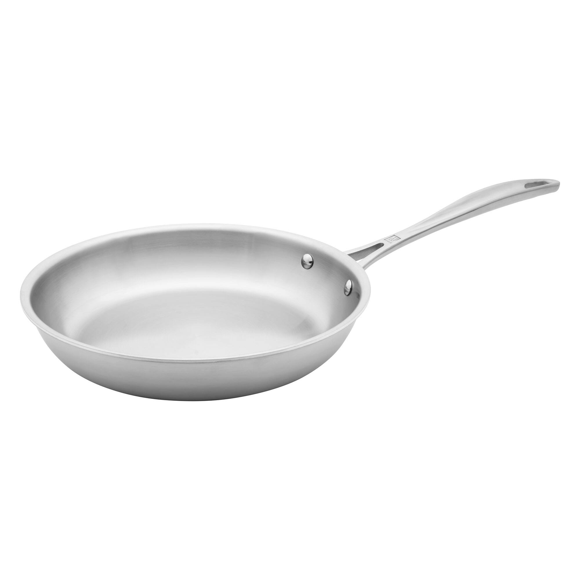 Alt View 1. ZWILLING - ZWILLING Spirit 3-ply 9.5-inch Stainless Steel Fry Pan with Lid - Stainless Steel.