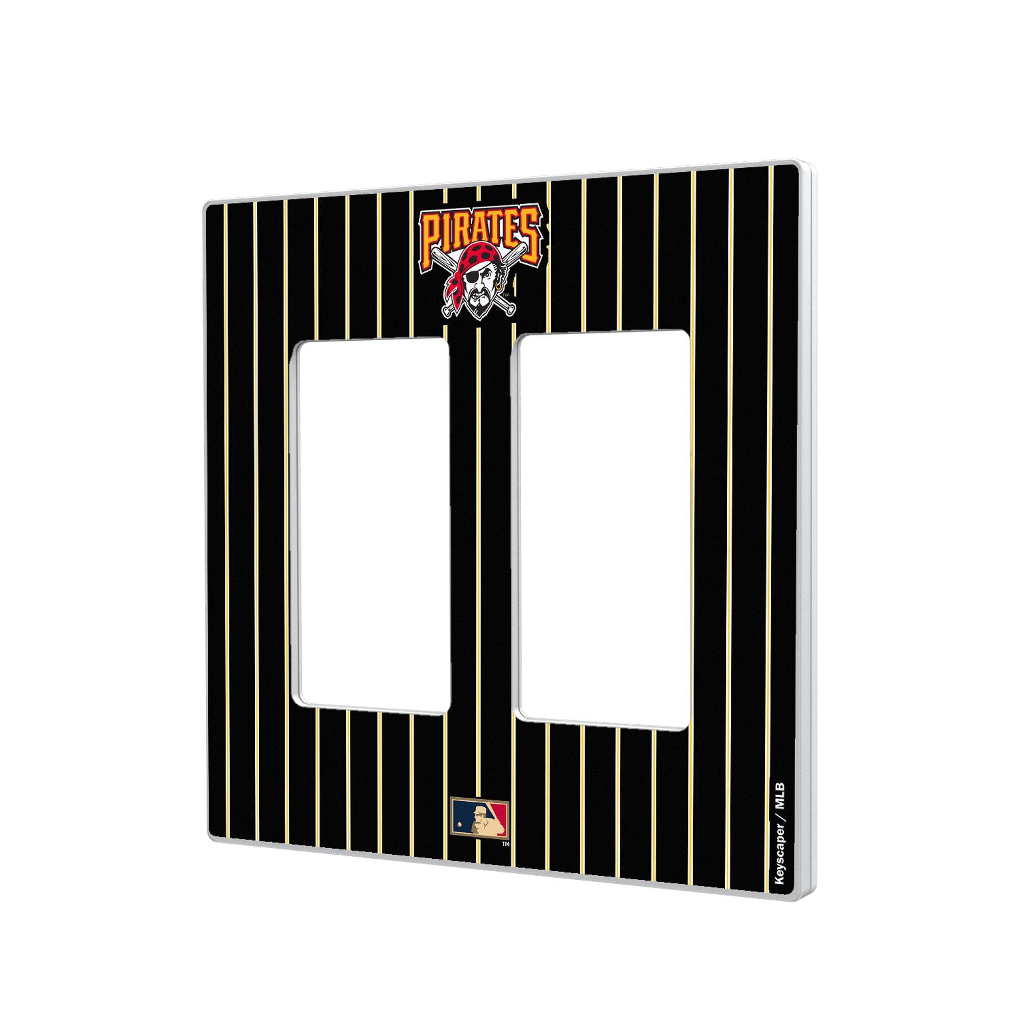Keyscaper - Pittsburgh Pirates 1997-2013 Cooperstown Pinstripe Double Rocker Light Switch Plate - Multicolor price history on PriceWatchPro