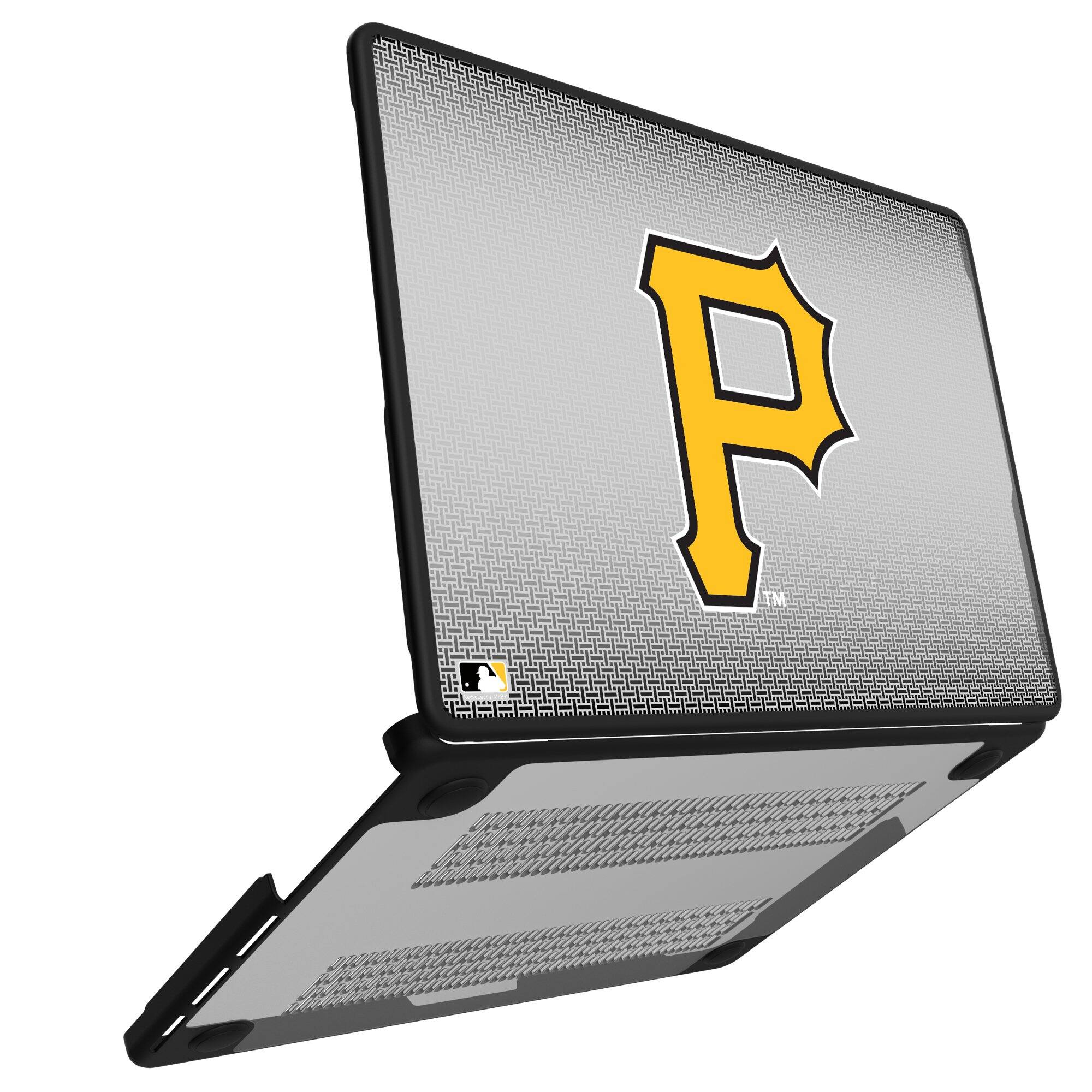 Alt View 1. Keyscaper - Pittsburgh Pirates Linen MacBook Case - Air 15 in - Multicolor.