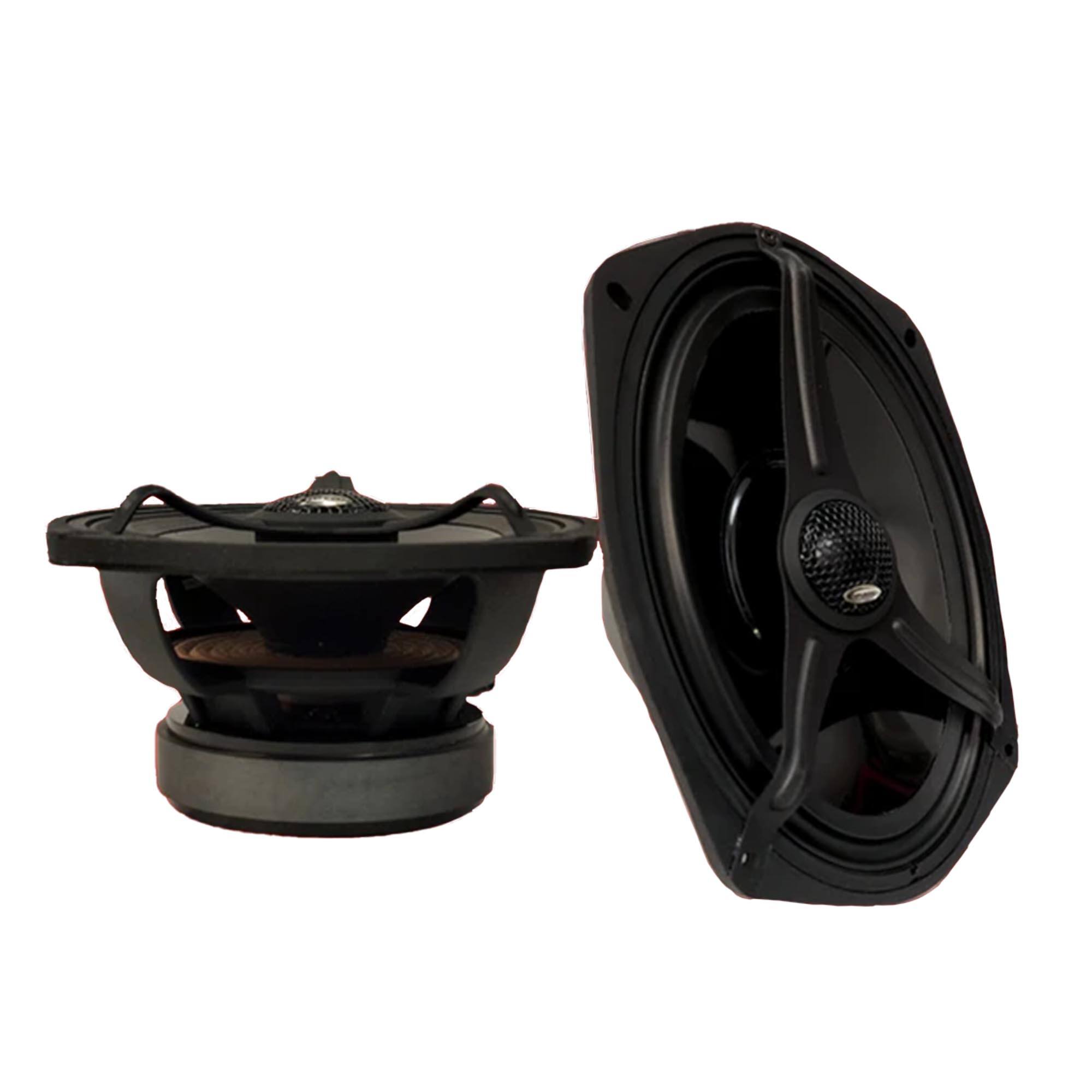 Alt View 1. ARC Audio - ARC Audio HD-CUTKIT-14-23 Bag 6x9 Speaker Cut in Kit for 2014-2023 Rushmore model HD baggers - Black/Gray.