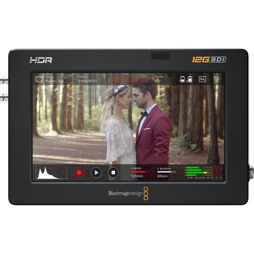 HOR 12G SDI CODEX ProRes 422 FORMAT SOURCE 2160p29.97 00:00:31:12 SDI M 1 VA101 2 Ext Device 120min 60min Blackmagicdesign