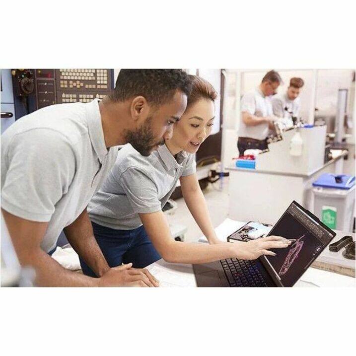 Alt View 5. Lenovo - Lenovo ThinkPad P14s Gen 5 21G2001SUS 14.5" Mobile Workstation - WUXGA - Intel Core Ultra 7 155H - 32 GB - 512 GB SSD - - Black.