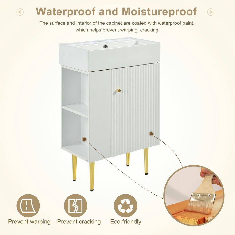Waterproof and Moistureproof

The surface and interior of the cabinet are coated with waterproof paint, which helps prevent warping, cracking.

- Prevent warping
- Prevent cracking
- Eco-friendly
