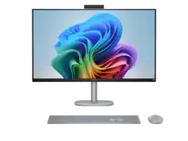 HP - OmniStudio X All-in-One Computer 31.5" 4K UHD Intel Core Ultra 7, 16 GB;1 TB - Meteor silver
