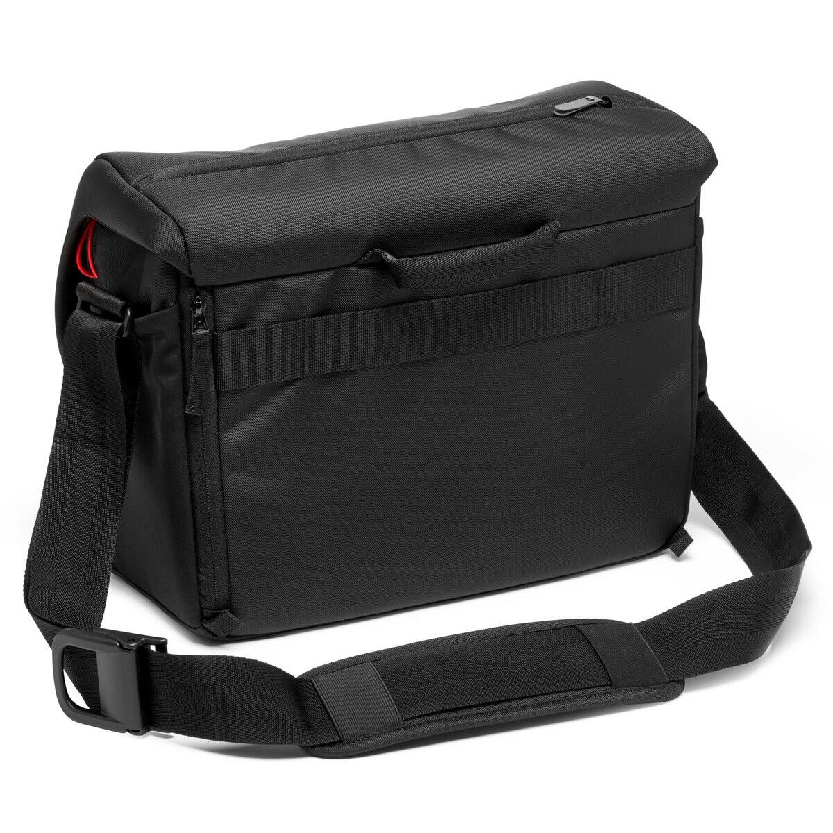 Alt View 9. Manfrotto - Manfrotto Advanced III Messenger Shoulder Bag for DSLR/CSC/Drone, 14" Laptop Compartment, Medium, Black.