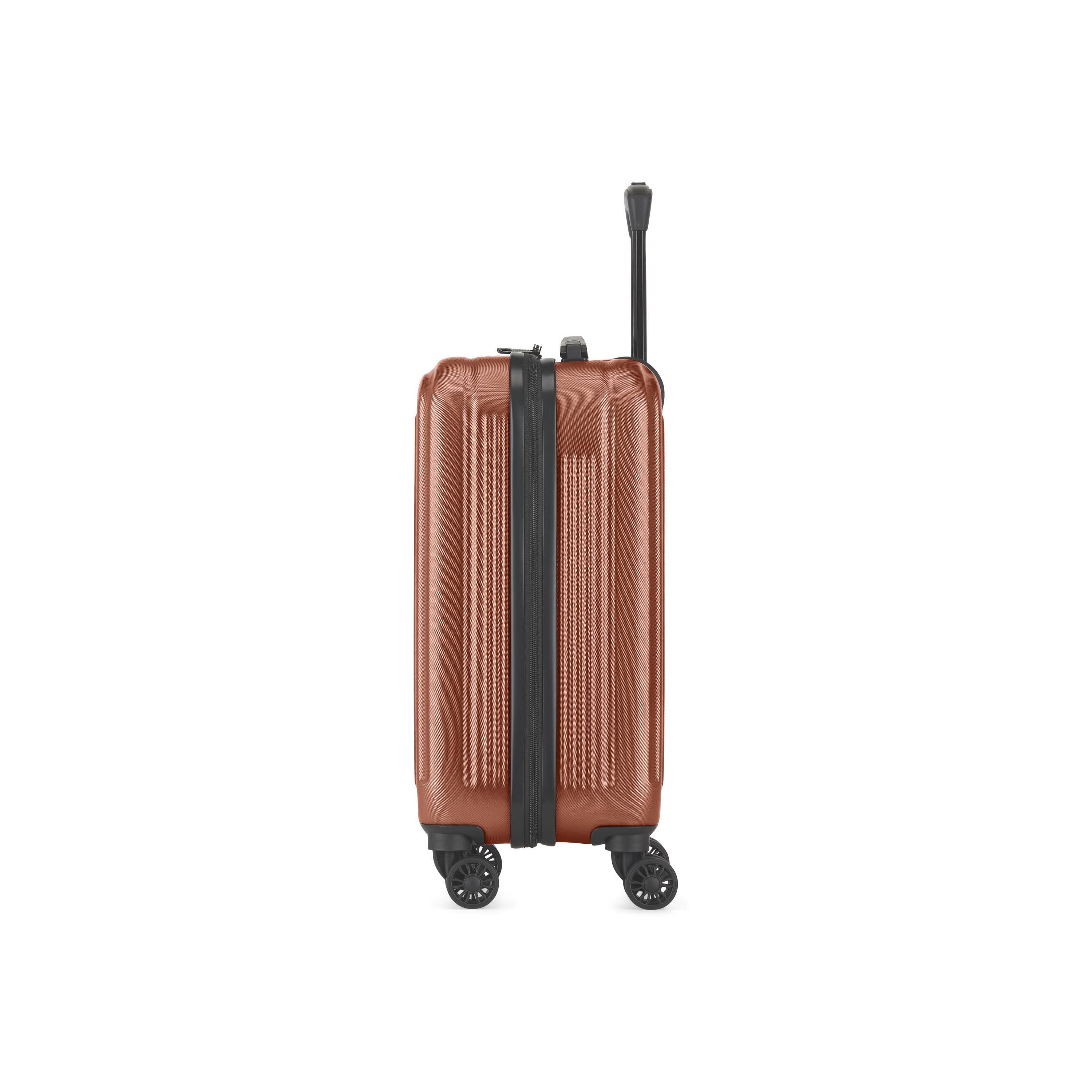 Left. Bugatti - Bugatti Singapore 2 Piece Hardside Set Luggage - RUST.