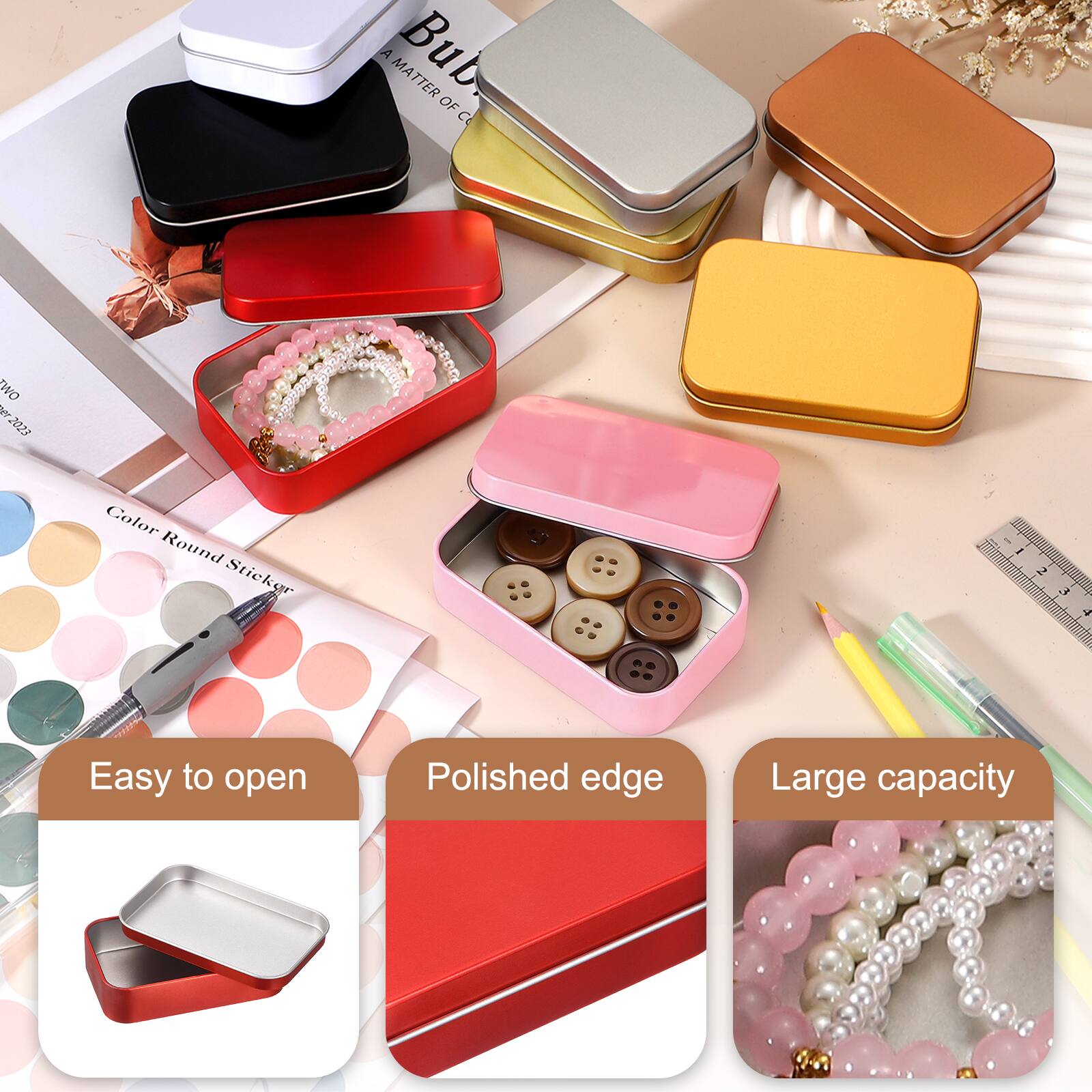 A Matter of Color Round Sticker - I 2 F C EDN

Easy to open
Polished edge
Large capacity