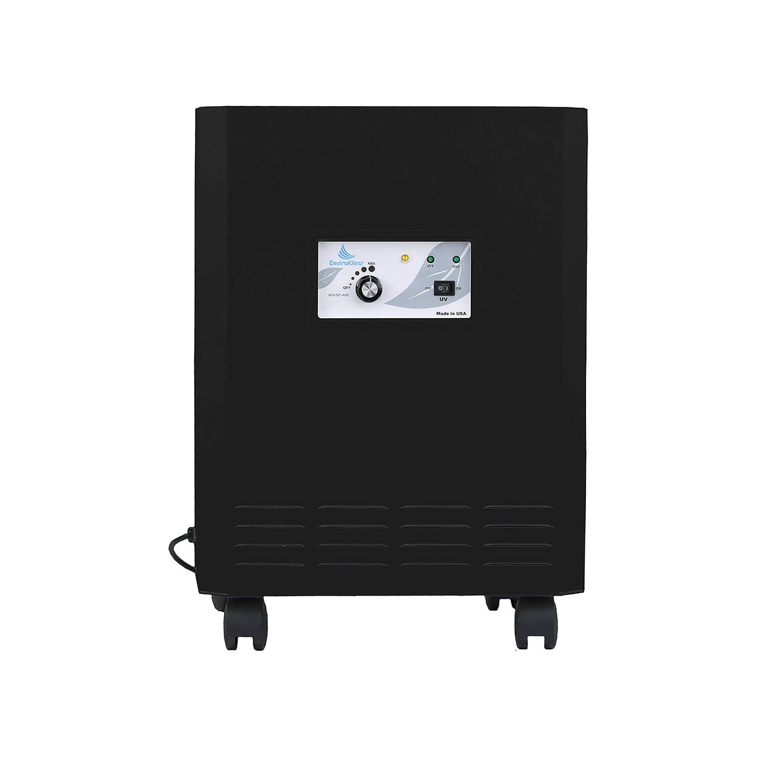 Alt View 11. Enviroklenz - UV-C Air Purifier - Black.