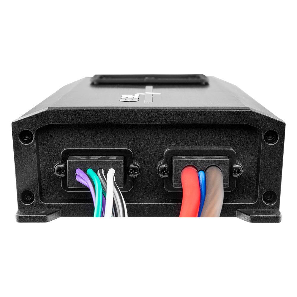 Alt View 2. DS18 Audio - NXL-X 4-Channel Class D Car Amplifier with Marine Rating, 4 x 150W RMS at 4 Ohm - Black.