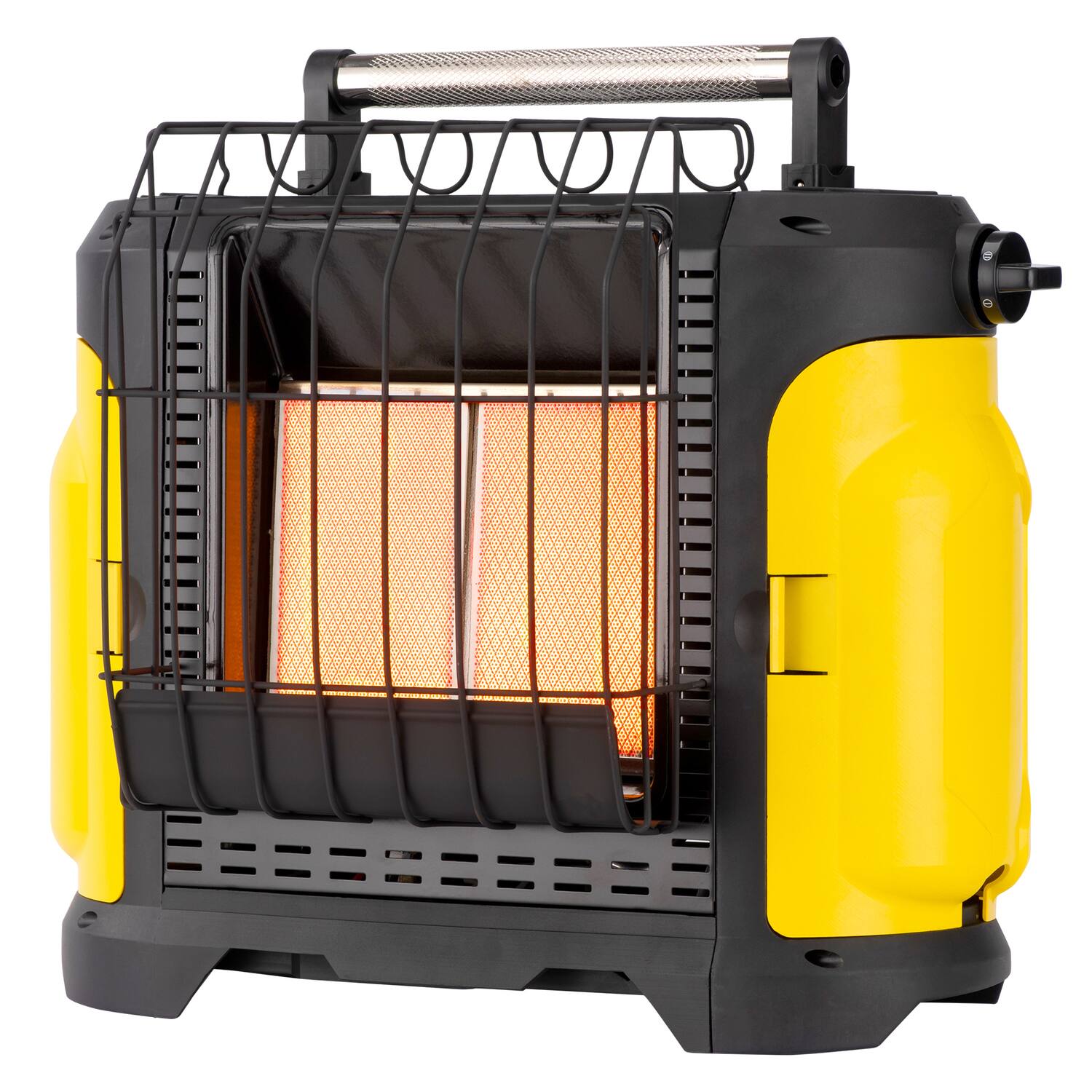Left. Comfort Gear - Comfort Gear Pph18 18,000-btu Indoor/outdoor Portable Personal Propane Heater, Pph18 - Yellow.