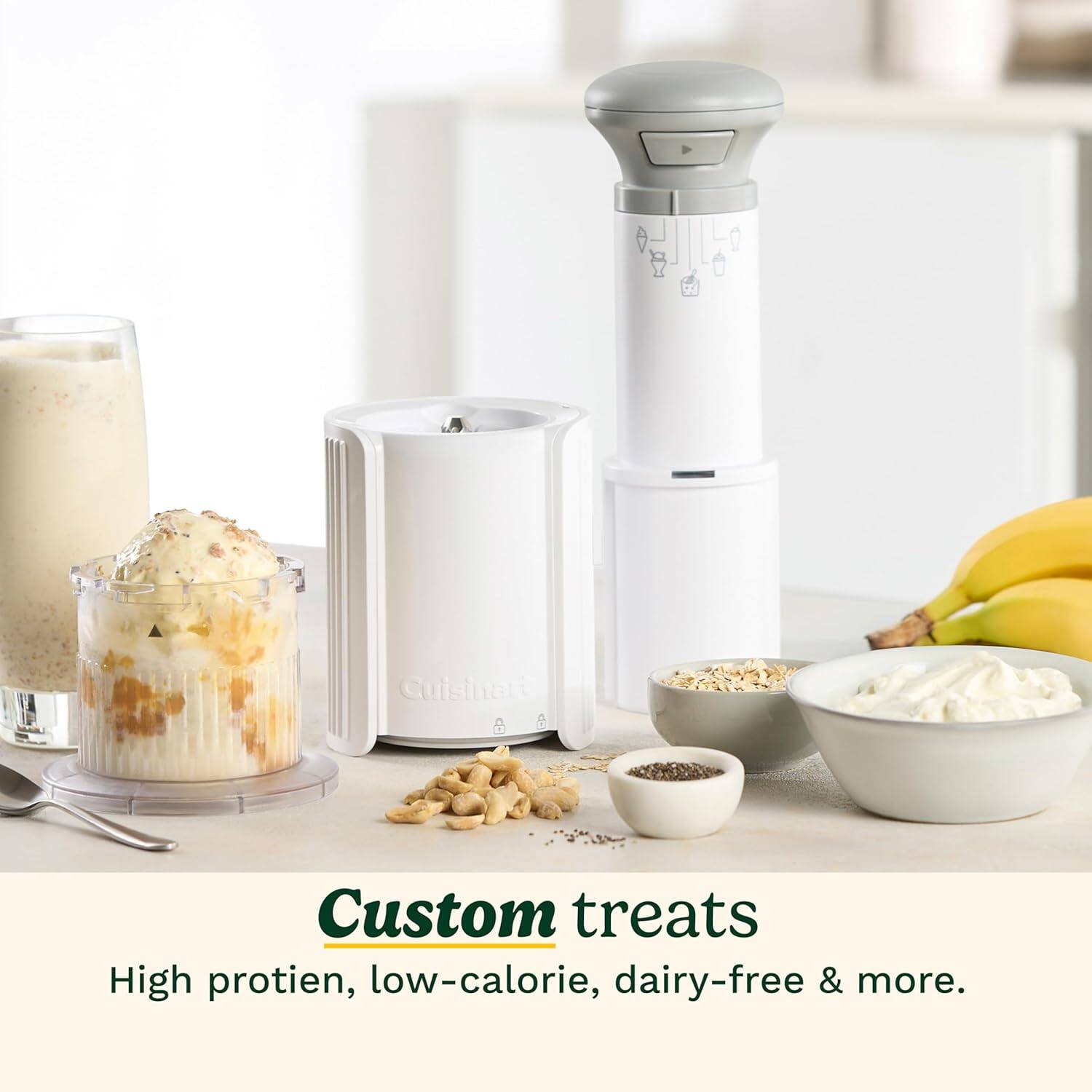 Cuisinart Custom treats High protein, low-calorie, dairy-free & more.