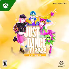 XBOX SERIES X|S
A UBISOFT ORIGINAL
JUST DANCE 2026 ULTIMATE EDITION
MATE
EVERYONE E
ESRB
UBISOFT