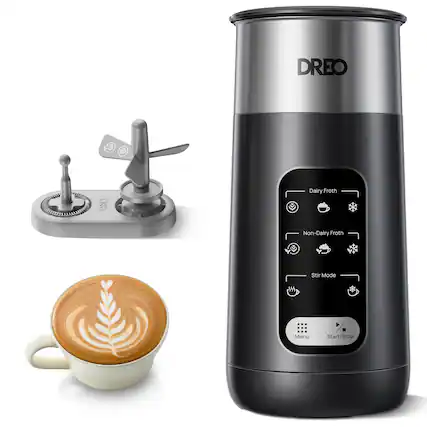 DREO C B Dairy Froth Non-Dairy Non Froth Stir Mode Menu Start/Stop