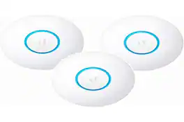 Ubiquiti Networks - UniFi Acess Point NanoHD UAP-nanoHD 3-Pack Gigabit Ethernet Wave2 4x4 MU-MIMO 5GHz up to 1733 Mbps - White