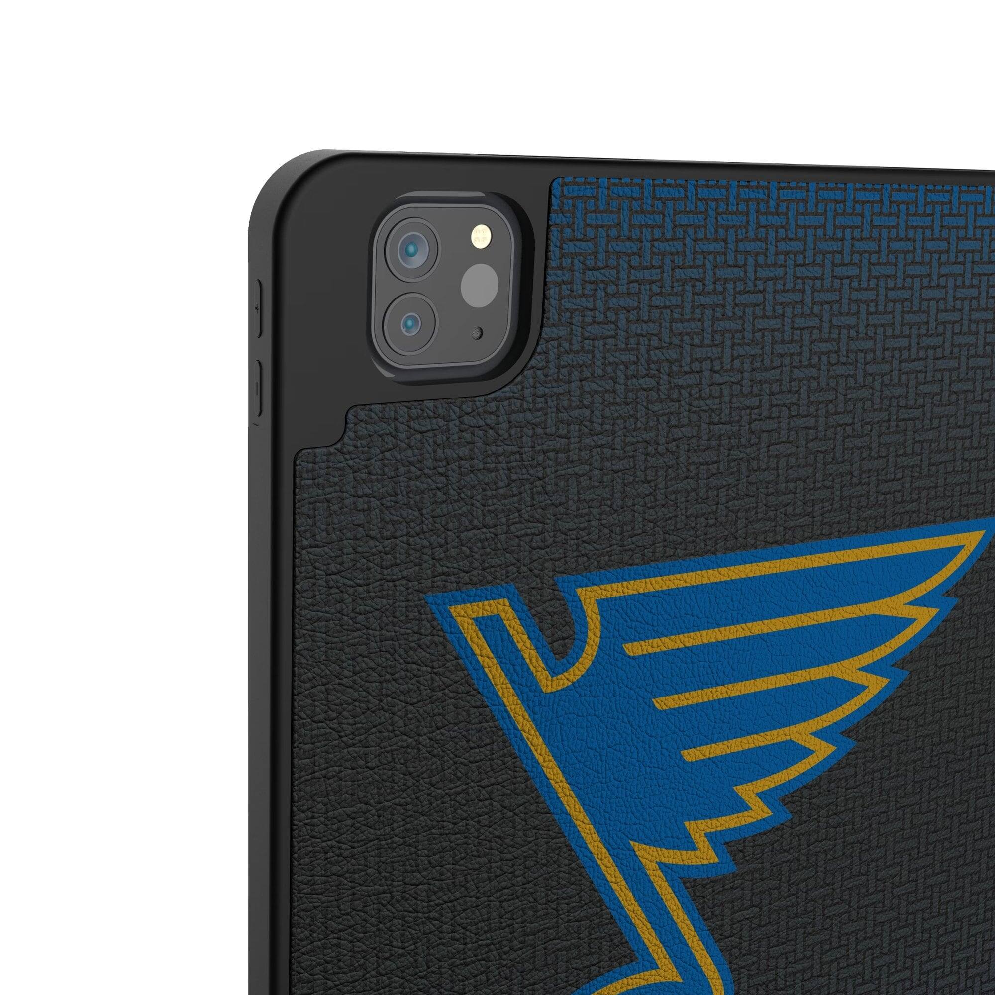 Alt View 2. Keyscaper - St. Louis Blues iPad Case - 6th Gen Mini - Black.