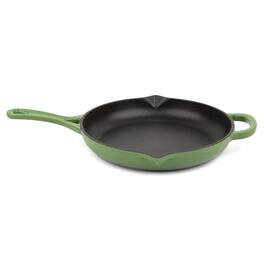 Larder & Vine - 10 in Enameled Cast Iron Skillet - Okra