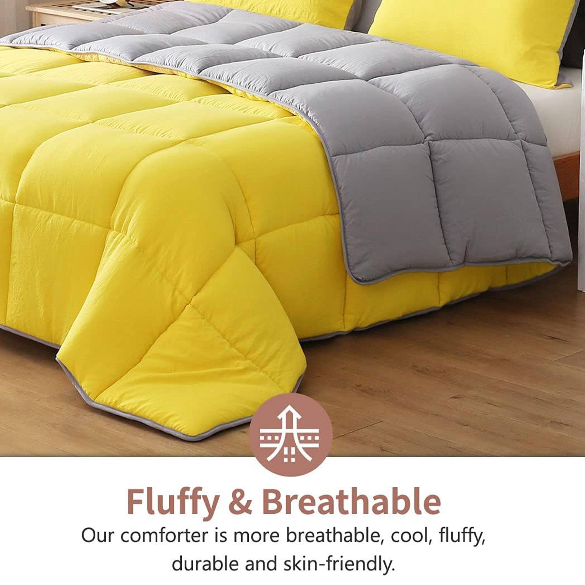 Fluffy & Breathable  
Our comforter is more breathable, cool, fluffy, durable and skin-friendly.