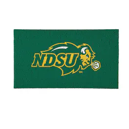 Evergreen Enterprises - NDSU Bison 16" x 28" Full Color Indoor/Outdoor Logo Turf Mat - Multicolor
