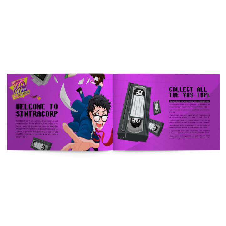 **YUPPIE PSYCHO**

**WELCOME TO SINTRACORP**

**COLLECT ALL THE VHS TAPE**

---

**YUPPIE PSYCHO**
EXCLUSIVE EDITION

---

**WELCOME TO SINTRACORP**

---

**COLLECT ALL THE VHS TAPE**

---

*Note: The text is grouped and corrected based on the image provided.*