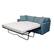 Front. Dynasty Mattress - Dynasty Mattress 4" CoolBreeze Memory Foam Full Mattress for Convertible Sofa, Sofa Not Included - White.