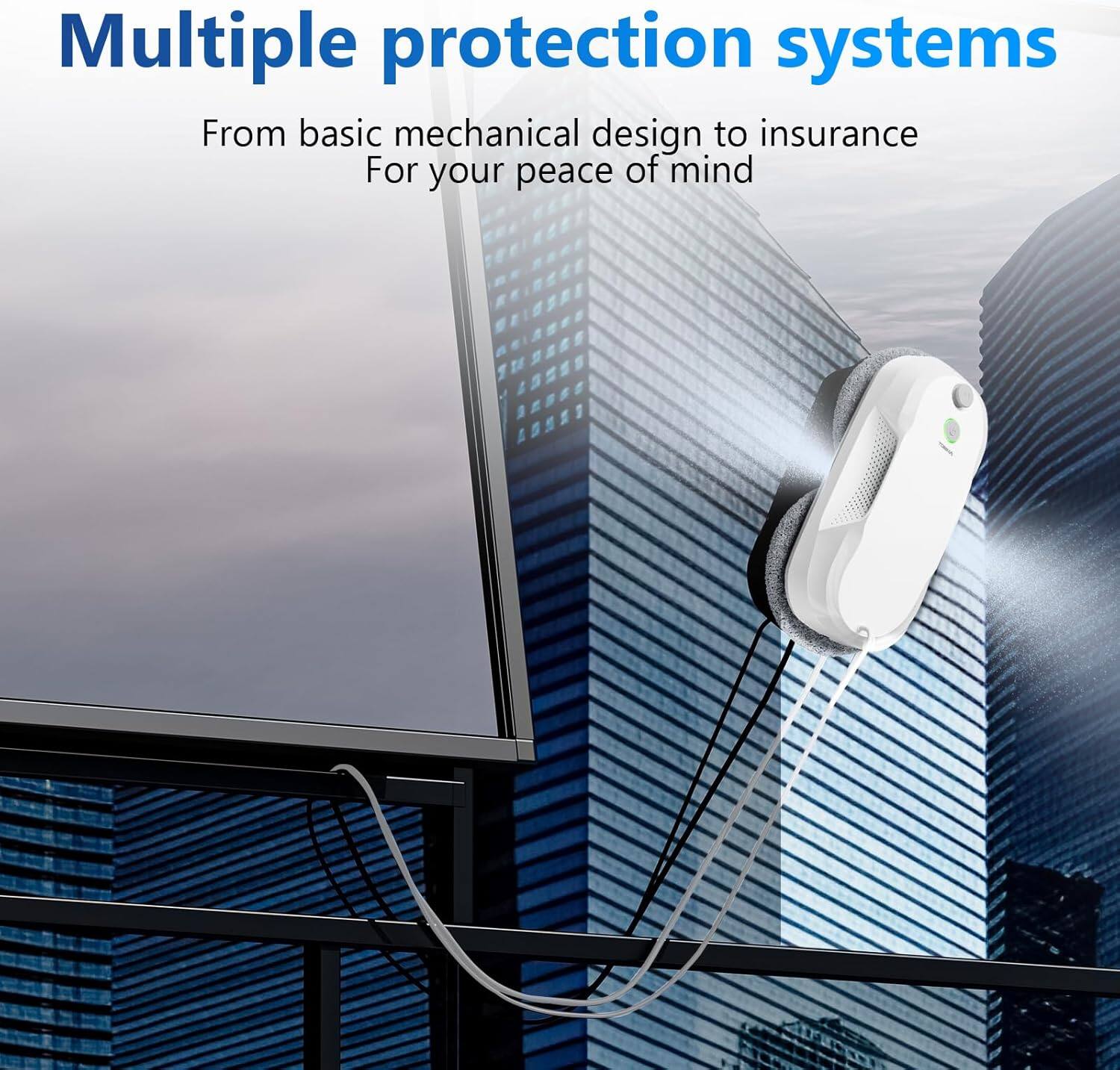 Multiple protection systems  
From basic mechanical design to insurance  
For your peace of mind
