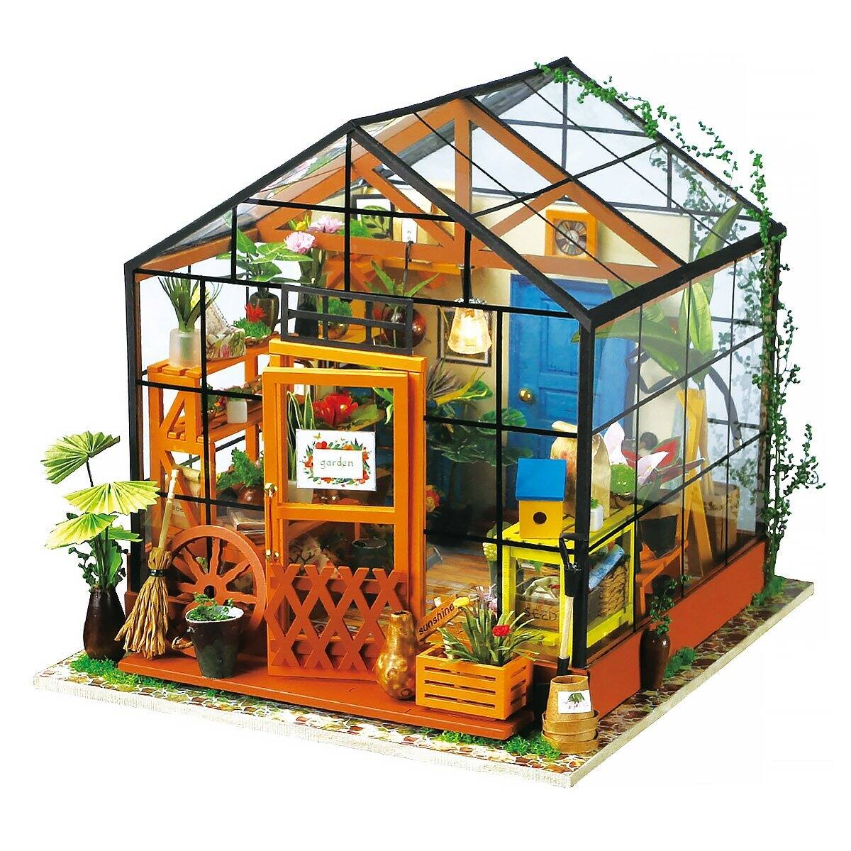 3D Puzzle - DIY 3D House Puzzle - Cathy's Flower House 231 pcs
