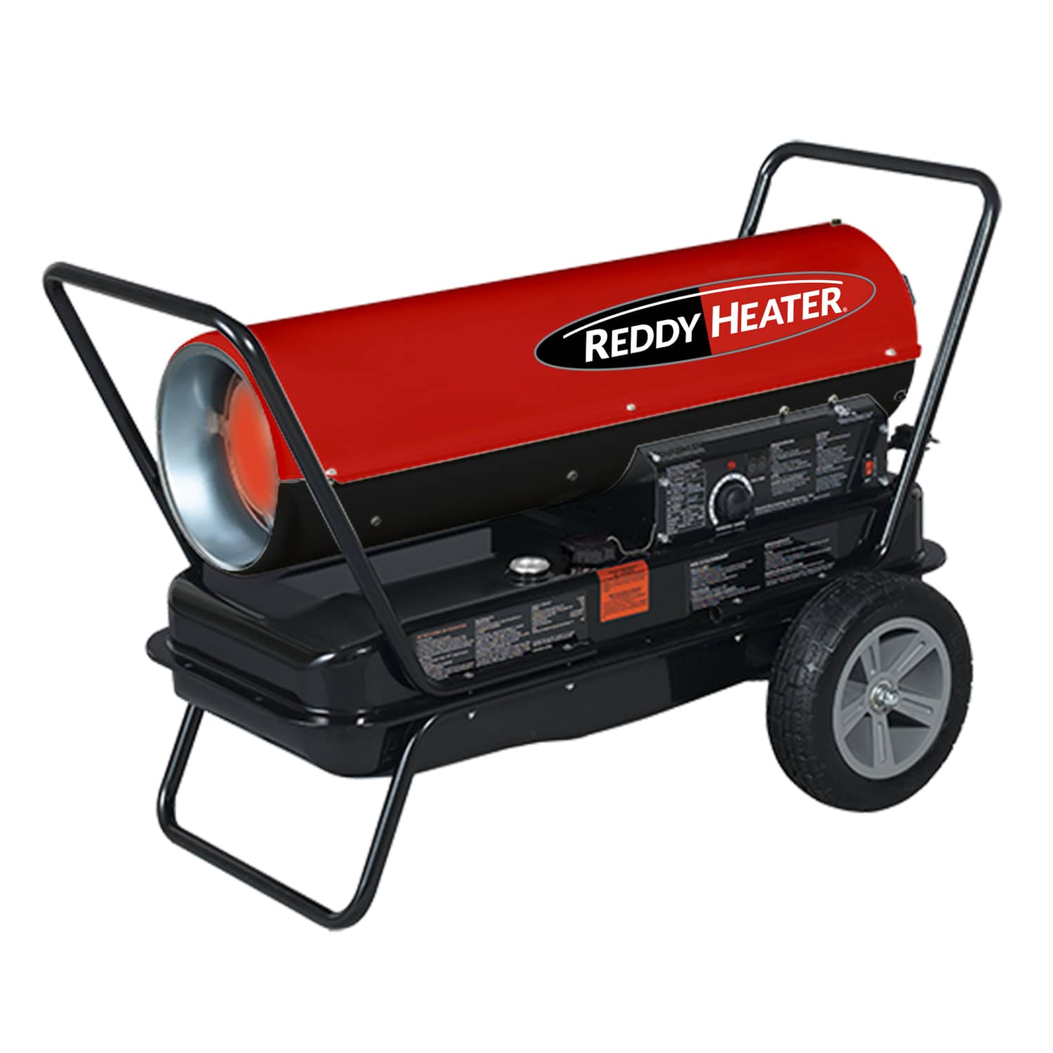 Reddy Heaters - Reddy Heater 135,000-btu Kerosene/multi-fuel Indoor/outdoor Forced-air Heater With Thermostat And Flat-free Wheels - Red