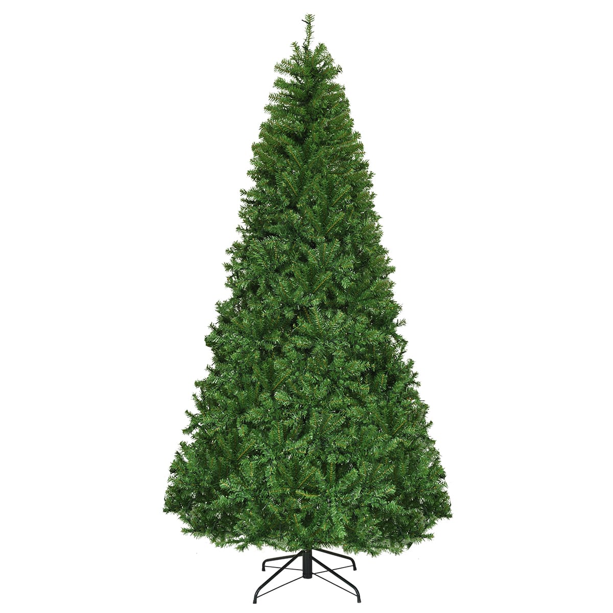 Alt View 18. Costway - 8Ft Pre-Lit Artificial Christmas Tree Hinged 750 LED Lights - Green.
