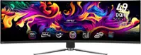 MSI - MPG 491CQP QD-OLED 49" 5120x1440 (DQHD) Curved OLED Quantum Dot Monitor 144Hz 0.03ms(GTG) HDR400 Type-C DisplayPort HDMI - Black - Front_Zoom