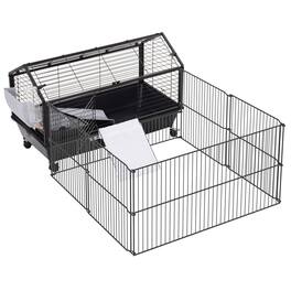Pawhut - Metal Rabbit, Guinea Pig